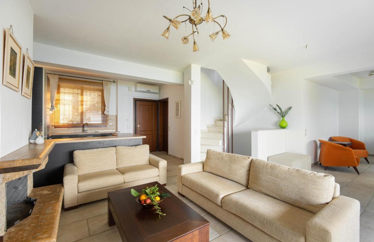 Seagrove, Beachfront Villa In Possidi #Feelslikehome Скала-Фуркас Экстерьер фото